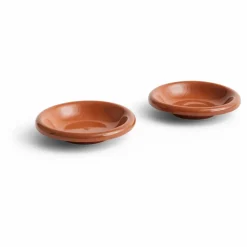 Online Hay Assiettes creuses en terracotta Barro - Set de 2, Rui Pereira Naturel