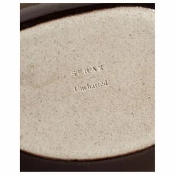 Serax Assiettes creuses Out of lines, Uncharted - Set de 2 | Marron Clearance