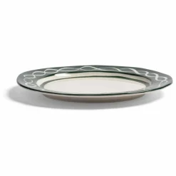 Hot &Klevering Assiettes en porcelaine Festivo - Set de 2 | Vert