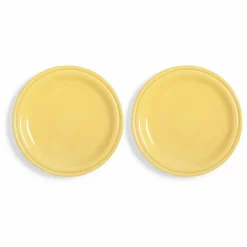 &Klevering Assiettes Mochi - Set de 2 | Jaune Best
