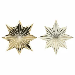 Meri Meri Assiettes étoiles es Belle Epoque - Set de 8 | Doré Outlet