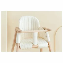 Online Nobodinoz Assise pour chaise haute Growing green | Crème