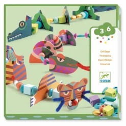 Djeco Loisirs Créatifs|Atelier créatif enfilage Animaux