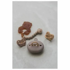 Best Hevea Attache-tétine en caoutchouc naturel et bois d'hévéa | Terracotta