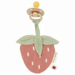 Little Dutch Attache-tétine Fraise | Rouge Discount