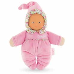 Clearance Corolle Babidoux - Doudou jardin en fleurs | Rose