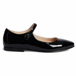 Bonpoint Babies Belinda en cuir | Noir