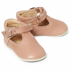 Petit Nord Chaussons|Babies Scallop T-Bar |