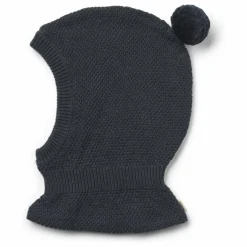 Clearance Wheat Balaclava Pomi | Bleu marine