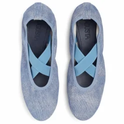 Augusta Ballerines Bettina Jeans | Bleu Discount