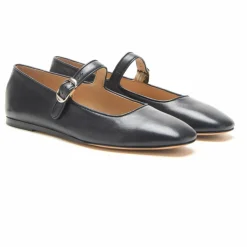 Clearance Le Monde Beryl Ballerines Mary Jane Cuir | Noir
