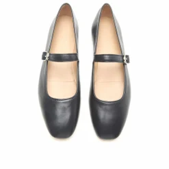 Clearance Le Monde Beryl Ballerines Mary Jane Cuir | Noir