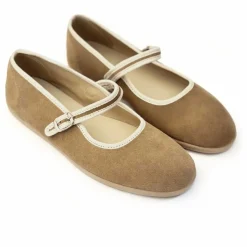 Hot Hermosilla Ballerines Mésange - Collection Femme | Camel