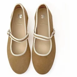 Hot Hermosilla Ballerines Mésange - Collection Femme | Camel