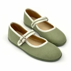 Outlet Hermosilla Ballerines Pivert | Vert kaki