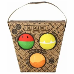 Oli & Carol Balles sensorielles Salade de fruits - Lot de 3