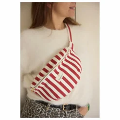 Homme Gabrielle Paris Sacs|Banane à rayures |