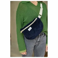 Homme Gabrielle Paris Sacs|Banane en velours côtelé |