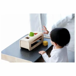 Plan Toys Banc à marteler en bois naturel 3 formes Multicolore Clearance