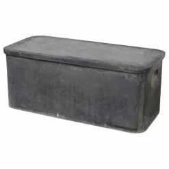 Outlet Broste Copenhagen Banc de rangement outdoor Fiber | Charbon