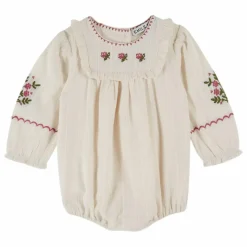 Emile et Ida Bodies, Combinaisons|Combinaisons Et Bodies|Barboteuse Boutons de Rose |