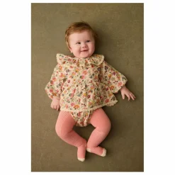 Online Louise Misha Barboteuse India Fleurie Coton Bio | Crème