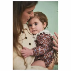 birinit Barboteuse Juliana Coton Bio | Bordeaux Hot