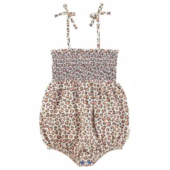 Best Piupiuchick Barboteuse Léopard Coton Bio | Ecru