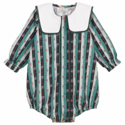 birinit Barboteuse Mariana Coton Bio | Vert Hot