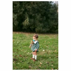 birinit Barboteuse Mariana Coton Bio | Vert Hot