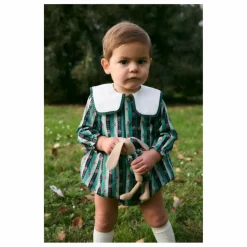 birinit Barboteuse Mariana Coton Bio | Vert Hot