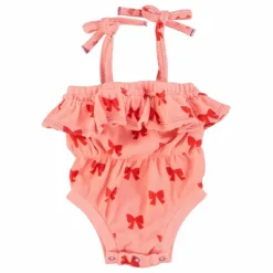 Piupiuchick Barboteuse Nœud Eponge Bio | Rose Clearance