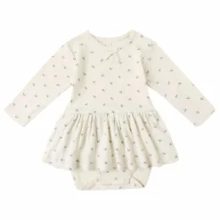 Quincy Mae Barboteuse Pointelle Coton Bio | Ecru Outlet