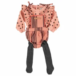 Enfant Piupiuchick Bodies, Combinaisons|Combinaisons Et Bodies|Barboteuse Rayée Coton Bio |