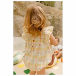 Hot Louise Misha Barboteuse Savia Coton Bio | Crème