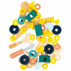 Janod Jeux Éducatifs|Baril Brico'Kids - 50 pièces