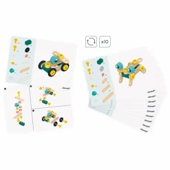 Janod Jeux Éducatifs|Baril Brico'Kids - 50 pièces