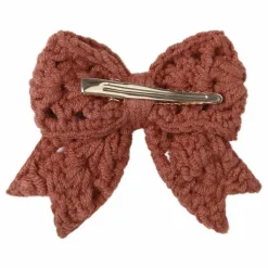 Quincy Mae Barrette Nœud Crochet | Rouge Brun Outlet