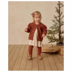 Quincy Mae Barrette Nœud Crochet | Rouge Brun Outlet