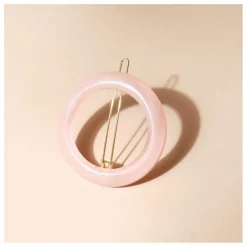 Bachca Barrette ronde Opaline | Rose Discount