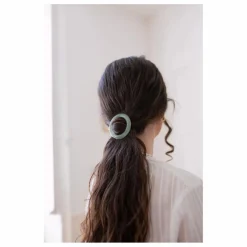 Femme Bachca Barrette ronde Opaline |