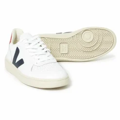 Femme Veja Baskets|Sneakers, Chaussures|Baskets Cuir V-10 |