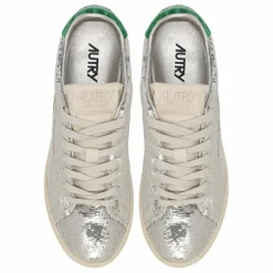Autry Baskets Dallas Low Paillettes | Argenté New
