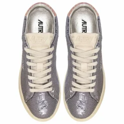 Femme Autry Baskets Dallas Low Paillettes |
