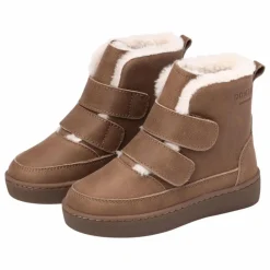 Sale Donsje Baskets Fourrées Scratchs Clenn | Marron