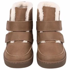 Sale Donsje Baskets Fourrées Scratchs Clenn | Marron