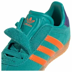 Sale Adidas Baskets Gazelle Lacets Elastiqués | Vert