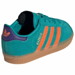 Sale Adidas Baskets Gazelle Lacets Elastiqués | Vert