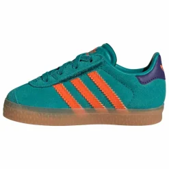 Sale Adidas Baskets Gazelle Lacets Elastiqués | Vert