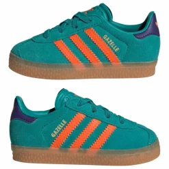 Sale Adidas Baskets Gazelle Lacets Elastiqués | Vert